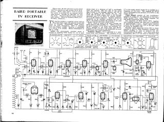 Baird Portable TV schematic circuit diagram